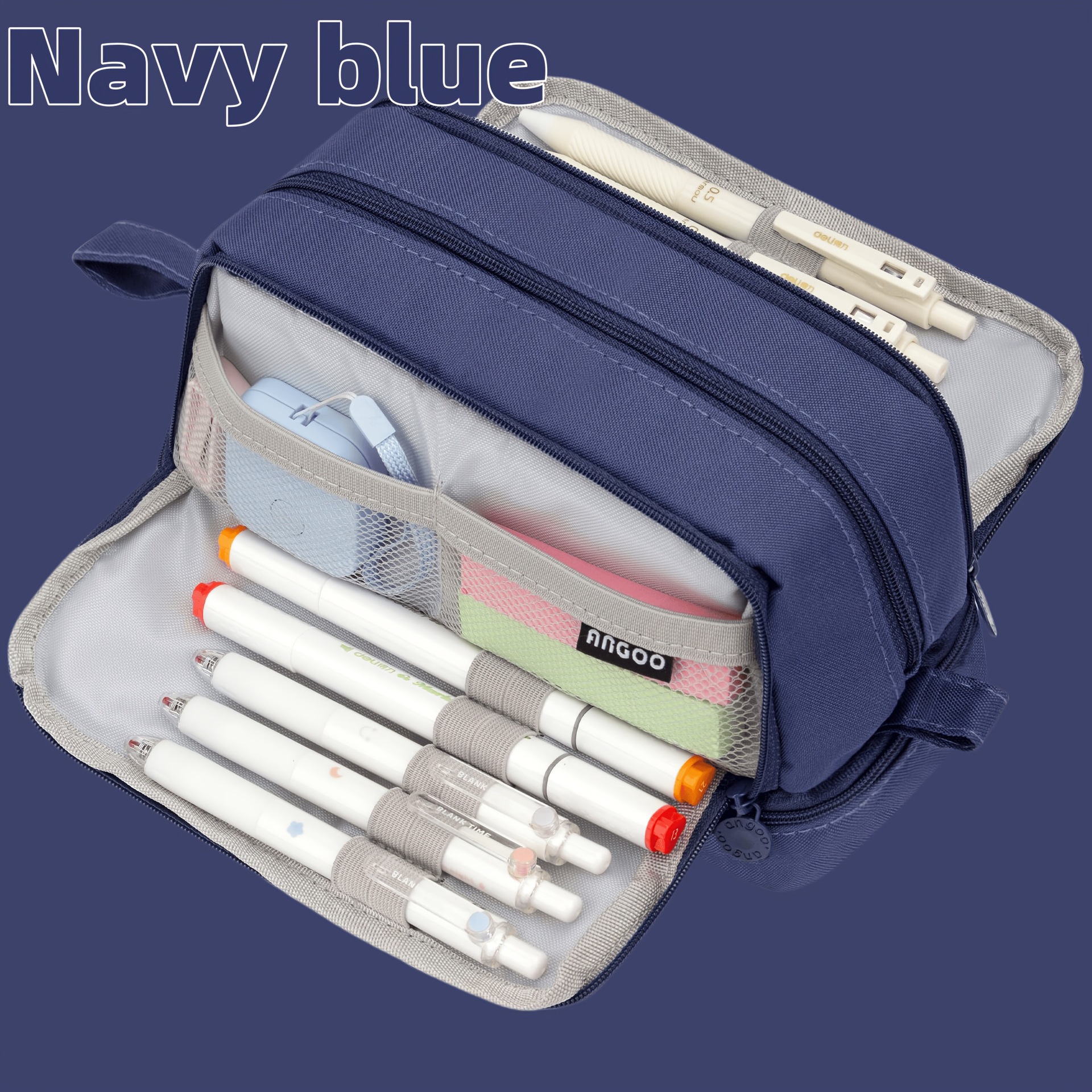 Capacious pencil case, storage system, school marker for traveling 3