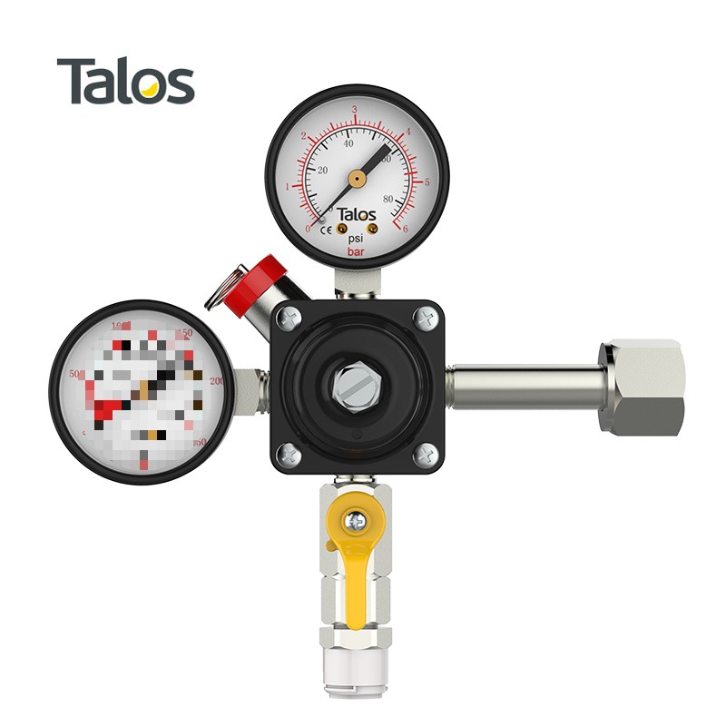 Talos 塔罗斯减压阀 啤酒气表 二氧化碳减压表 气瓶减压