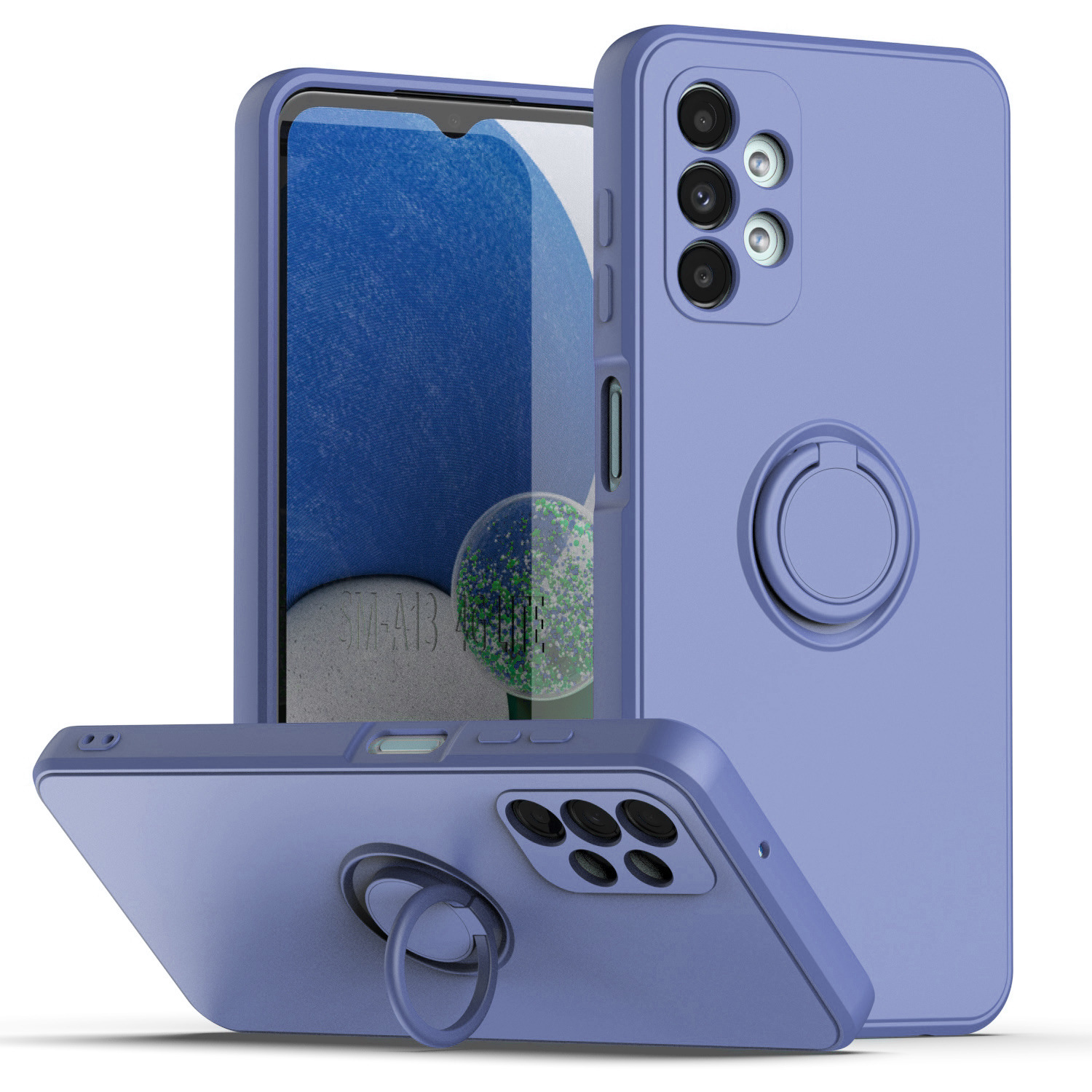 Funda para teléfono móvil Samsung A57, soporte líquido para A56, soporte magnético para coche A22, soporte de anillo A72, funda protectora suave A06 para A54