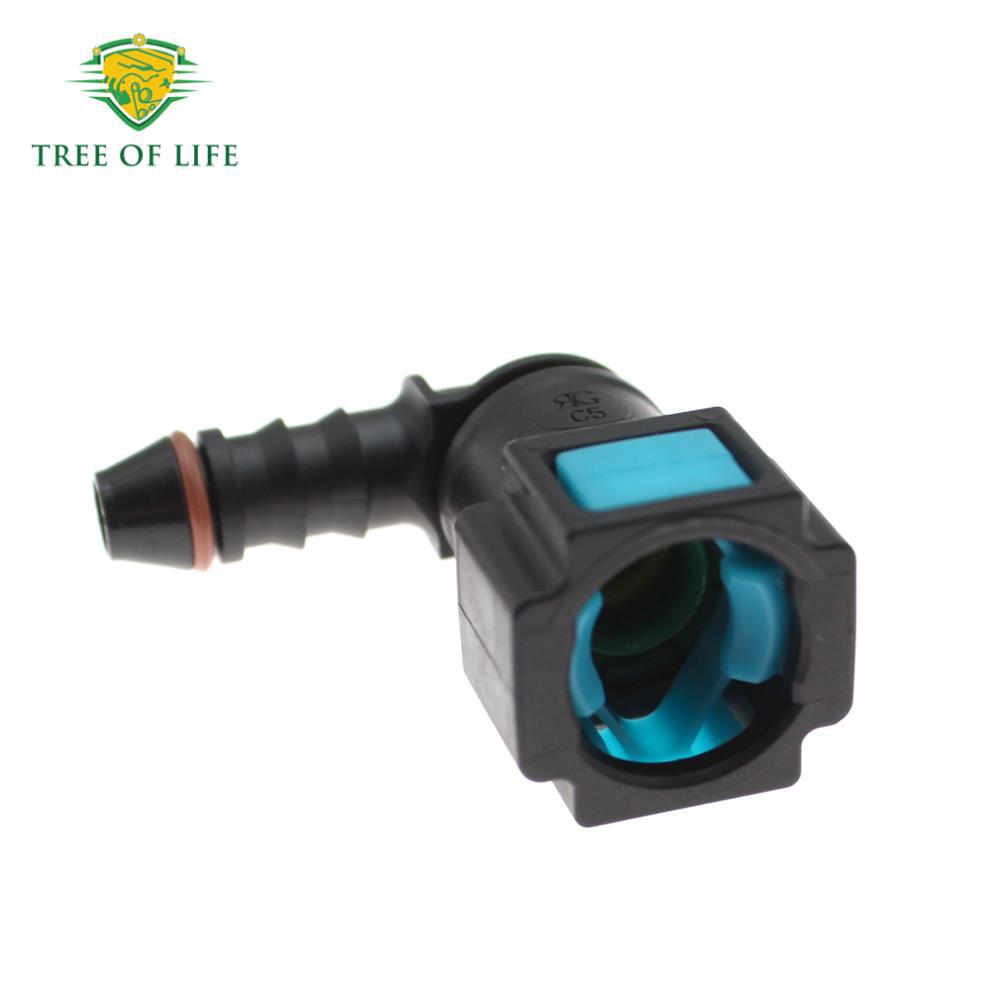 New Fuel Line Quick Release Connector Motorcycle Hose Connector Elbow Id6 Internal Thread 7.89mm