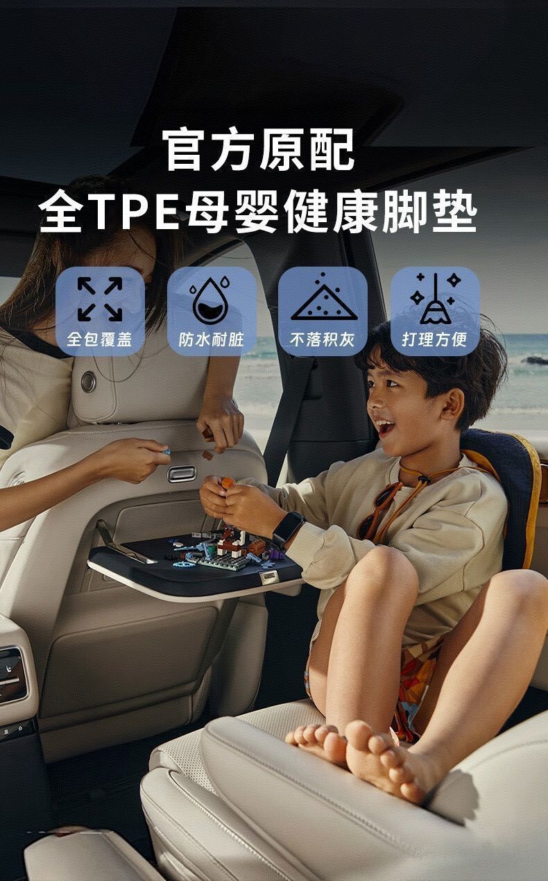 Suitable for Tesla's New Model 3/Model Y Special Car Floor Mats Tpe Car Accessories Not Fully Enclosed