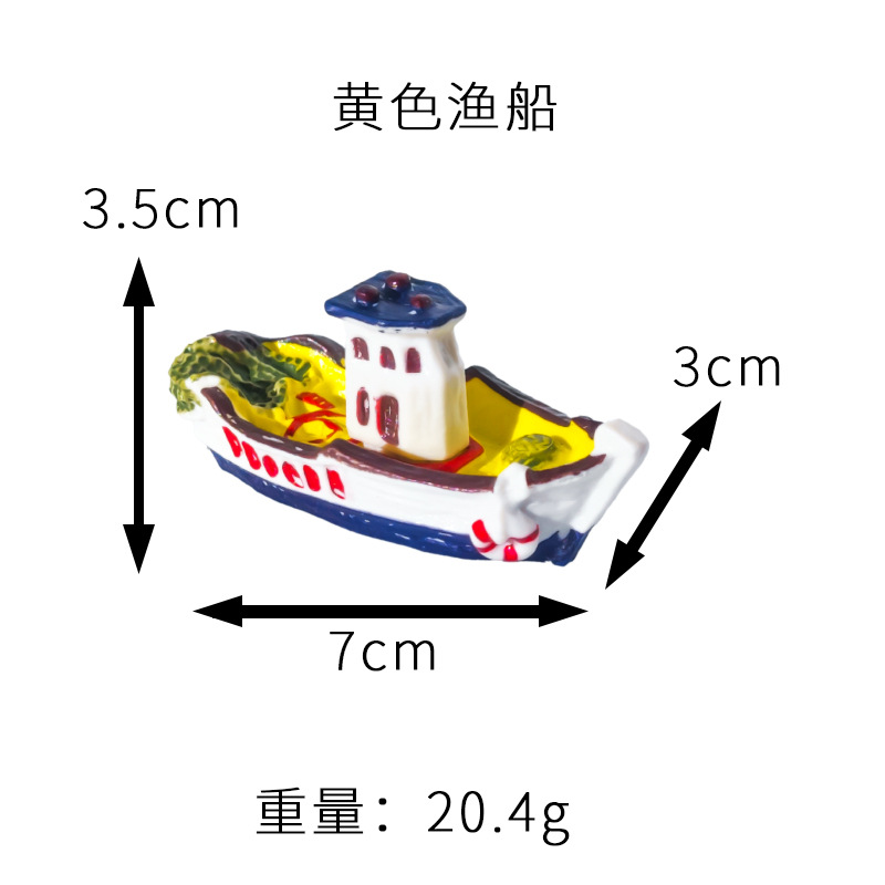 Pecera paisajismo decoración simulación pesca barco arena bandeja micro paisaje paisajismo accesorios acuario decoración resina barco