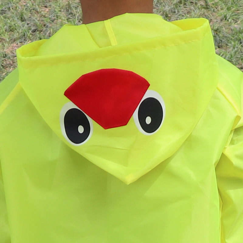 En forma de animal impermeable para niños Jardín de Infantes Escuela primaria femenina Bebé Niños grandes Niños todo el cuerpo engrosado poncho niños y niñas