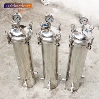 精密过滤器 水处理海水淡化大通量保安过滤器 大流量不锈钢过滤器