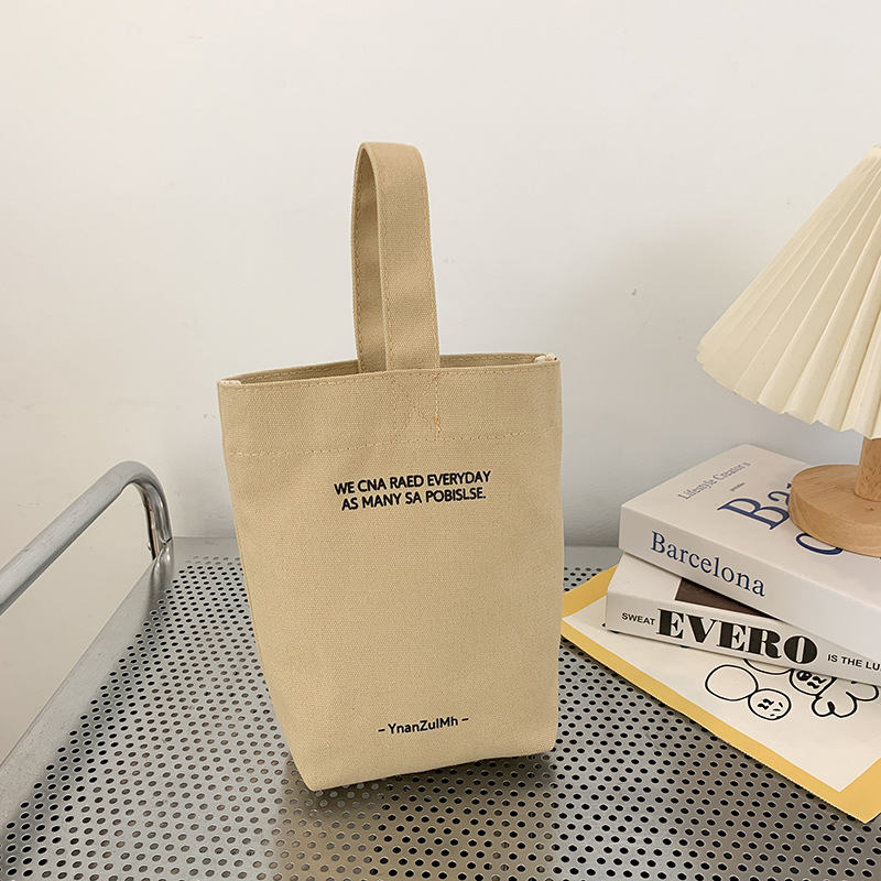 Amazon suministro transfronterizo/INS estilo hervidor de agua bolso de color sólido mini bolso Portátil Bolsa de lona bolso de la momia femenina