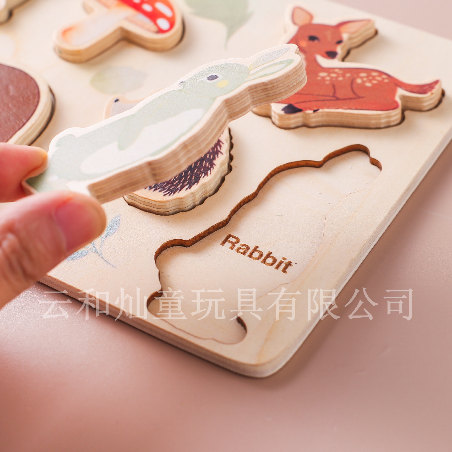 Nuevo rompecabezas transfronterizo para niños, astronauta, animal, rompecabezas de baches, rompecabezas de iluminación cognitiva de educación temprana para bebés