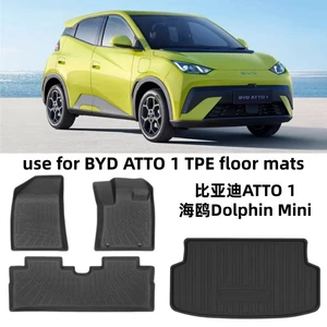 26 Byd Atto 1 Seagull Dolphin Mini Sükan TPE Ayaq Matı Su Keçirməyən Baqaj Matı