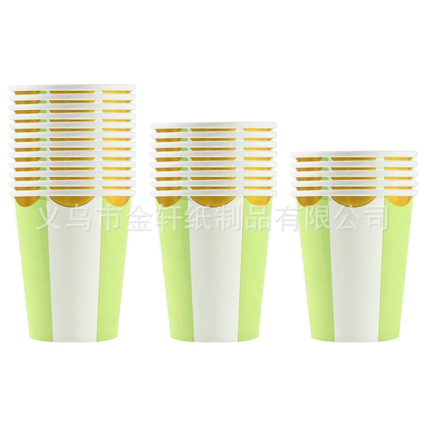 Green paper cup
