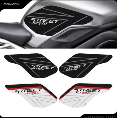 Suitable for Triumph Frog Prince Street Triple 13-22 Fuel Tank Protection Anti-Scratch Anti-Slip Side Sticker