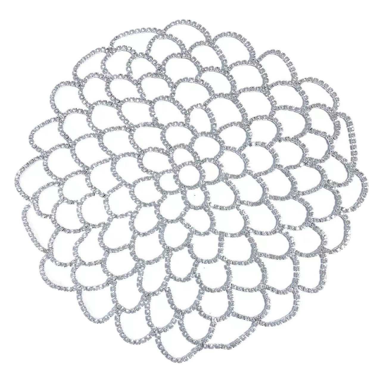 Европа и США Новые горячие продажи Персонализированные Роскошные модные аксессуары для волос цепочка для волос Геометрическая полная цепочка для сверл набор для головы женская оптовая продажа