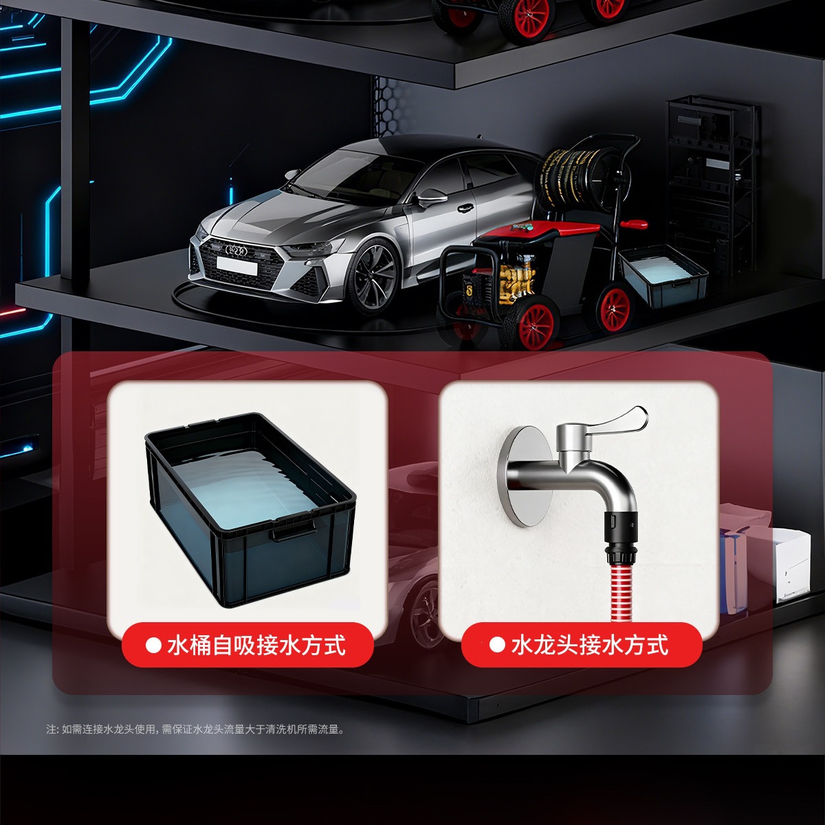 Black Cat Commercial Car Wash Machine 220v Ultra-High Pressure Washer High-Power Industrial Grade Pressure Water Gun Pump for Floor Cleaning