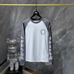 25s トレンドブランド Chrome Heart クロムハーツ カシミア カジュアル 万能 男女同型 長袖 Tシャツ ドロップシッピング