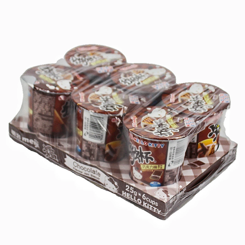 Meiji Xinxin Cup 25 г*6 чашек полная коробка детская закуска палочер biscuit шоколадный соус подарок покупка оптом