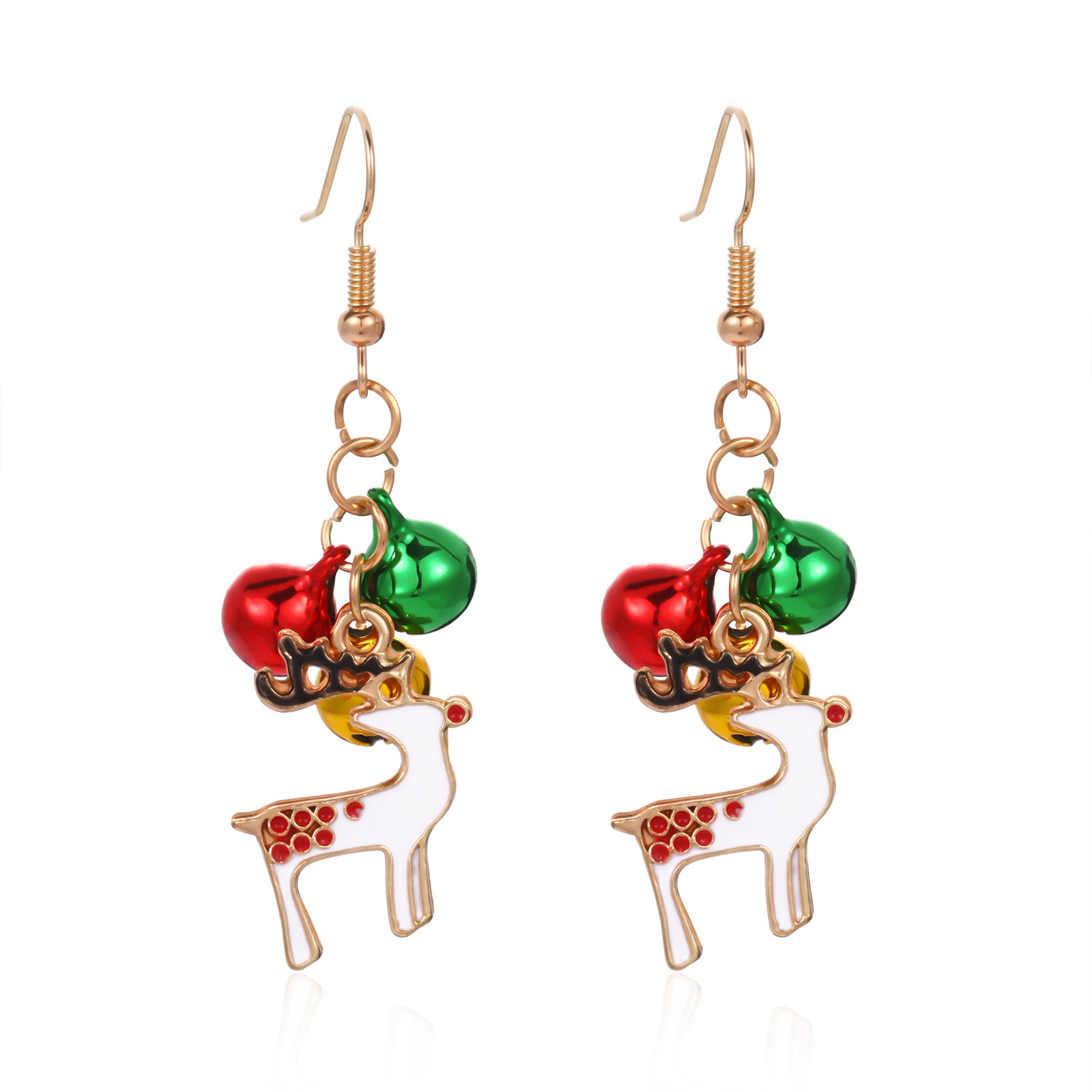 10g Weight Christmas Festival Women's Gender Cute Style Cute Drop Earrings 21
