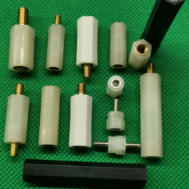 Бесплатный образец заводской поставки сильная торсионная медная резьба цилиндрическая прокладка M3 медная винтовая гайка пластиковая колонна