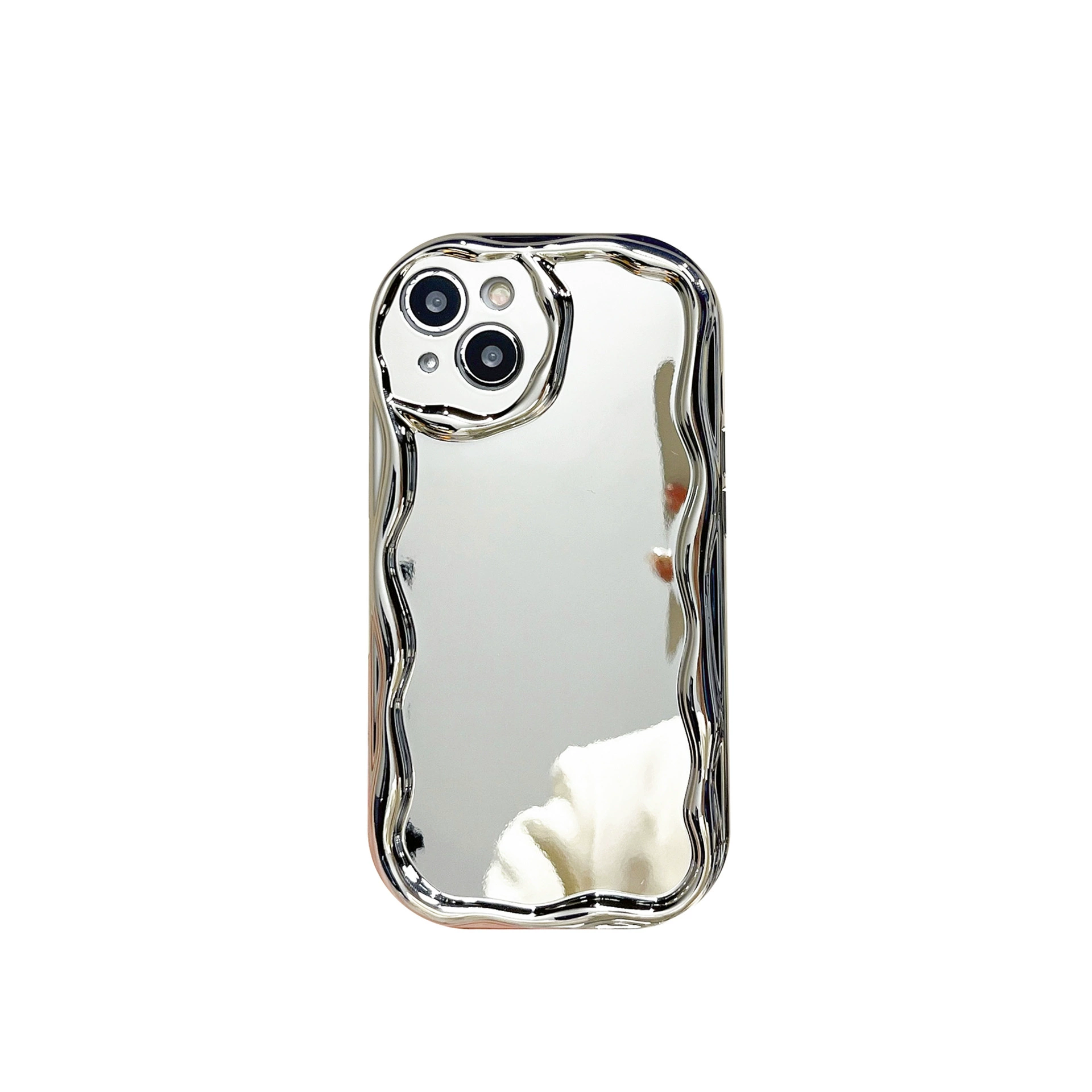 Яблоко, совместимый серебряный iPhone 16, кремовый чехол для телефона, 15promax, iphone, защита от падения