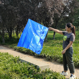 Creative and Interesting Clothing Rectangular Flag Praise Flag Prayer Flag Color Optional Dance Props Streamer