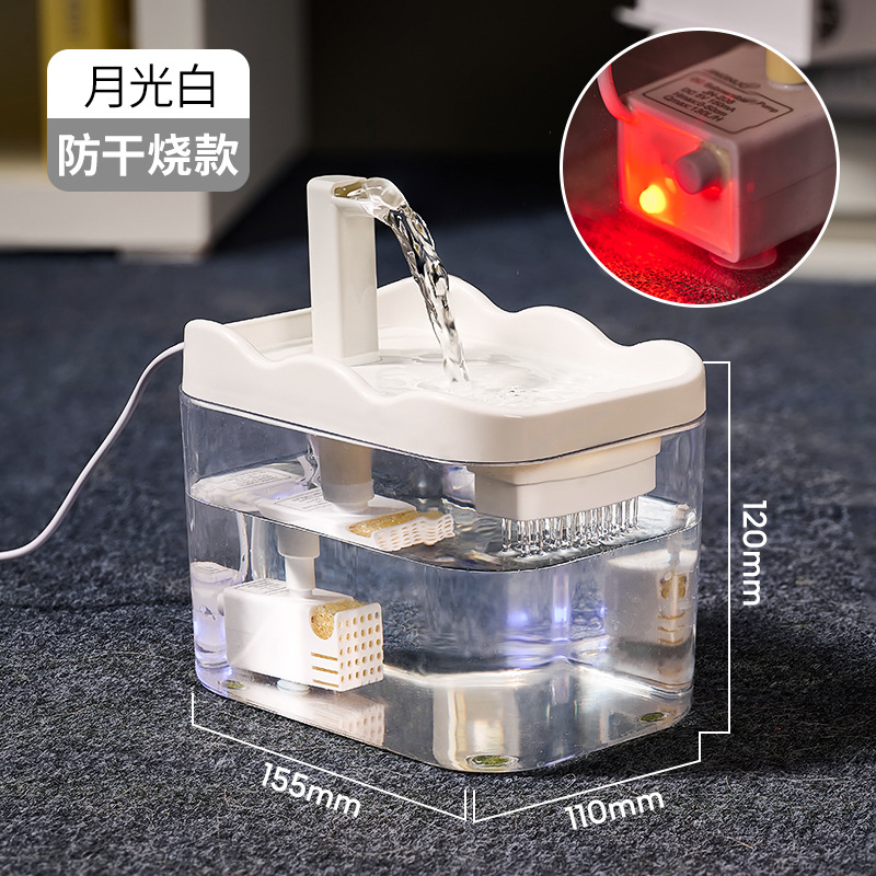 Gran capacidad de filtración de agua viva de circulación automática de bebedores de agua para mascotas perros alimentadores automáticos al por mayor