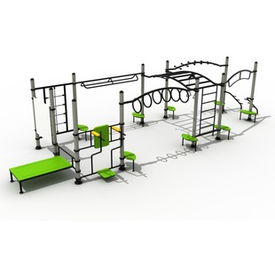 Teenagers expand physical fitness exercise outdoor combination fitness equipment climbing ladder pull-up fitness equipment