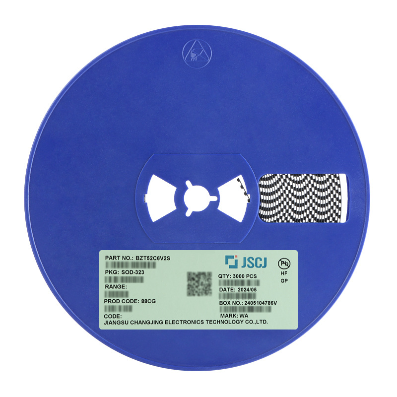 【新旺源电子】BZT52C6V2S SOD-323 6.2V 200mW稳压二极管（20只