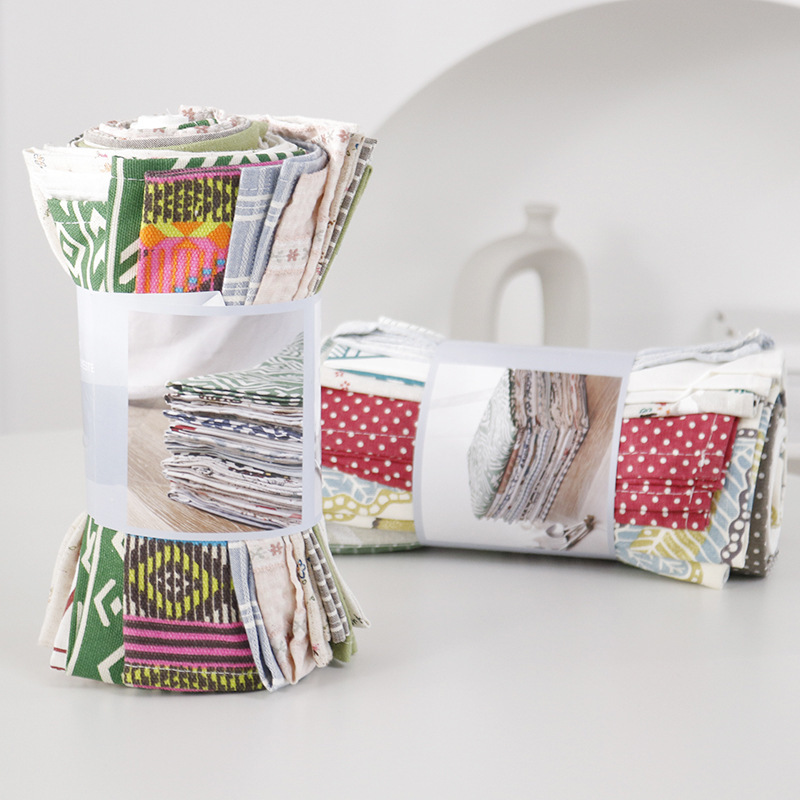 Modern Simple Light Luxury Tea Towel Cotton Gauze Mixed Color Water Absorbent Breathable Printing Napkin Kitchen Hand Wipe Modern Simple Light Luxury Tea Towel Cotton Gauze Mixed Color Water Absorbent Breathable Printing Napkin Kitchen Hand Wipe