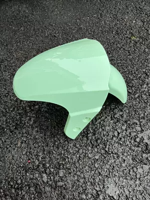 New national standard Daniel N7: Electric vehicle fender - n7-front-mud-tile-lemon-green-with-screws