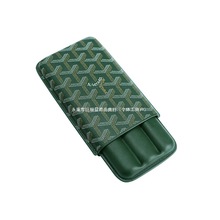 雪茄盒旅行聚会便携雪茄皮套雪茄便携盒狗牙包包正品皮料制作轻奢