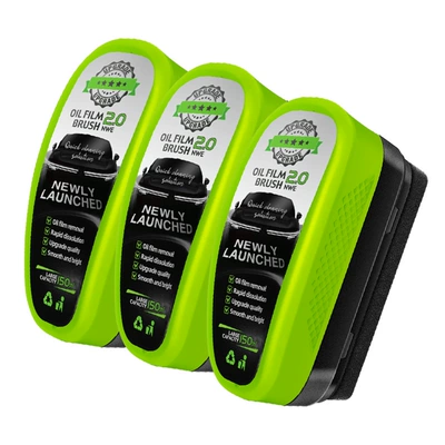 New Green Oil Film: Glass agent - 1-pack-22-green-oil-film-wiper-english-version-3-pack