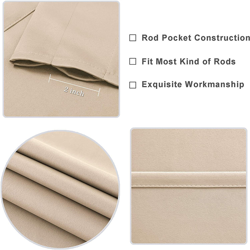 alta proteção contra luz isolamento térmico economia de energia quarto cozinha cortinas de bloqueio nórdico cor sólida preto seda cortinas blackout_voghion.com