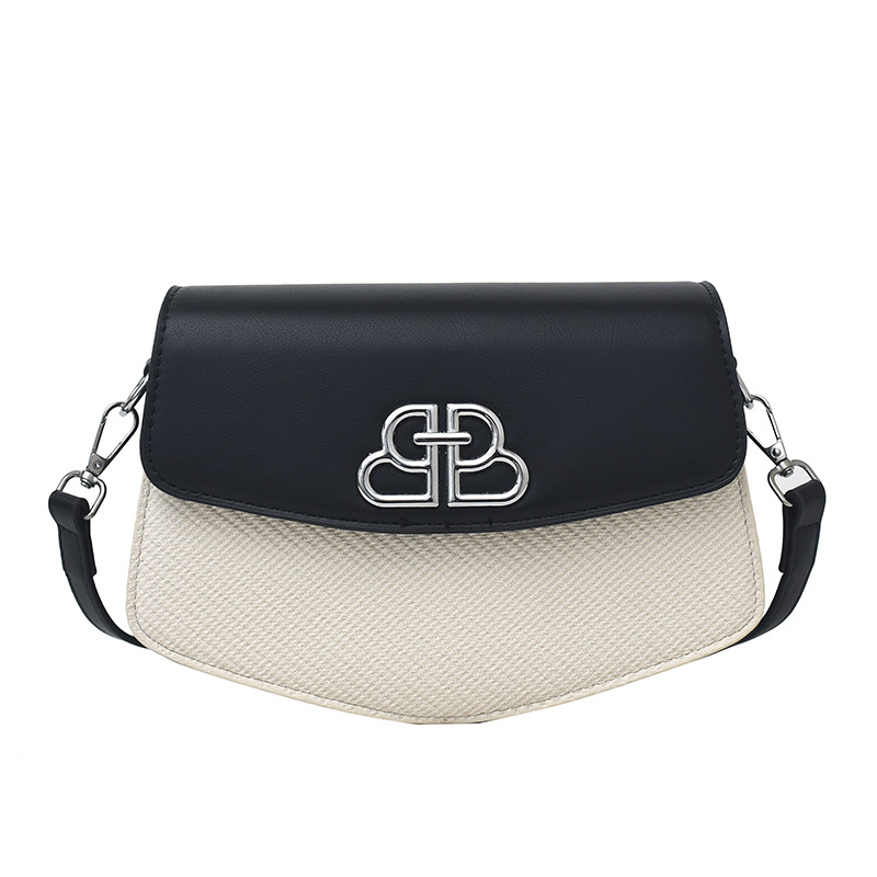 Bolso de diseño de nicho para mujer verano 2025 nueva moda retro bandolera bolso cuadrado pequeño de color de contraste de alta calidad