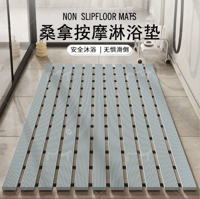 Коврик для ванной комнаты, душевая комната, ванная комната, ванная комната, утолщенный коврик для ног, предотвращающий падение, полый гидрофобный коврик для внутреннего туалета
