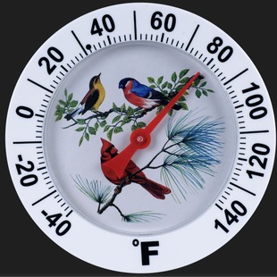 High Accuracy Easy Read Scale Bimetal Indoor Outdoor Garden Thermometer