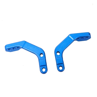 Motorcycle frame Universal 28mm Handlebar Grip - aluminum-alloy-blue-pair