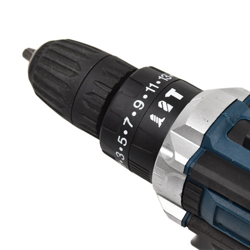 Hand electric drill with brush, high power, multi-function electric rechargeable household industrial grade electrician lithium battery impact drill