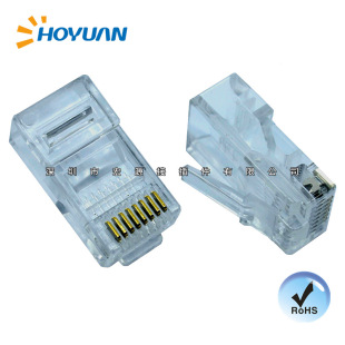 Network crystal Head 8p8c COB-RJ45-8p8c