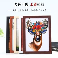 Wholesale wooden photo frame wholesale wall hanging simple table puzzle picture frame large size A3A4 certificate of honor photo frame