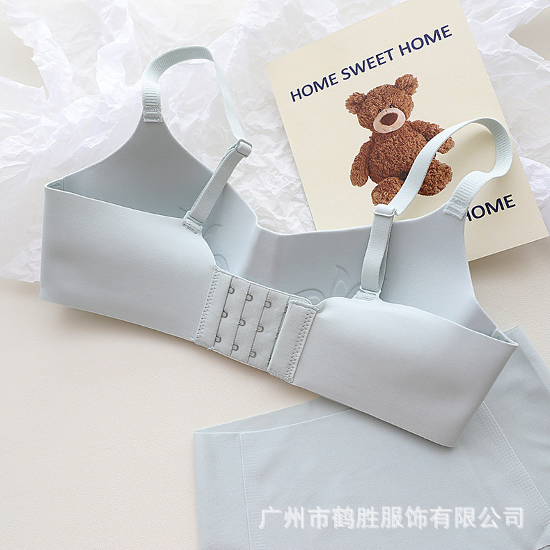 Venta directa de fábrica comercio electrónico transfronterizo Sudeste de Asia Vietnam Tailandia damas sin costuras sujetador de recogida lateral cómodo