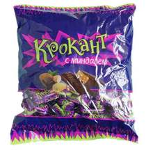 俄罗斯紫皮糖正品进口kpokaht巧克力糖果袋装结婚零食喜糖kdv500g