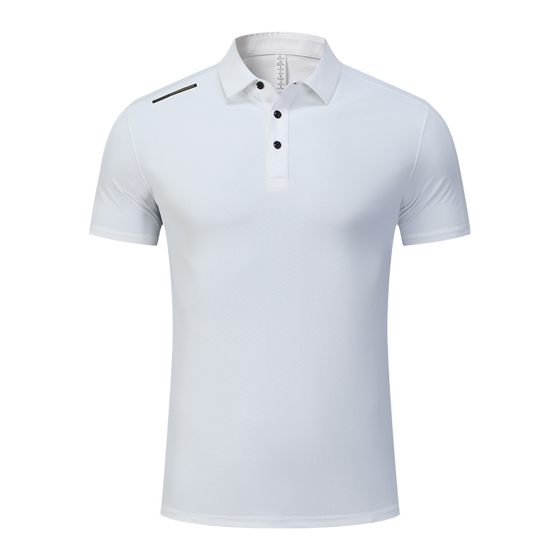 Ropa de hombre de lujo ligero, ropa de trabajo de alta gama, camiseta de solapa, camiseta de polo de secado rápido deportivo de manga corta para hombre, personalización