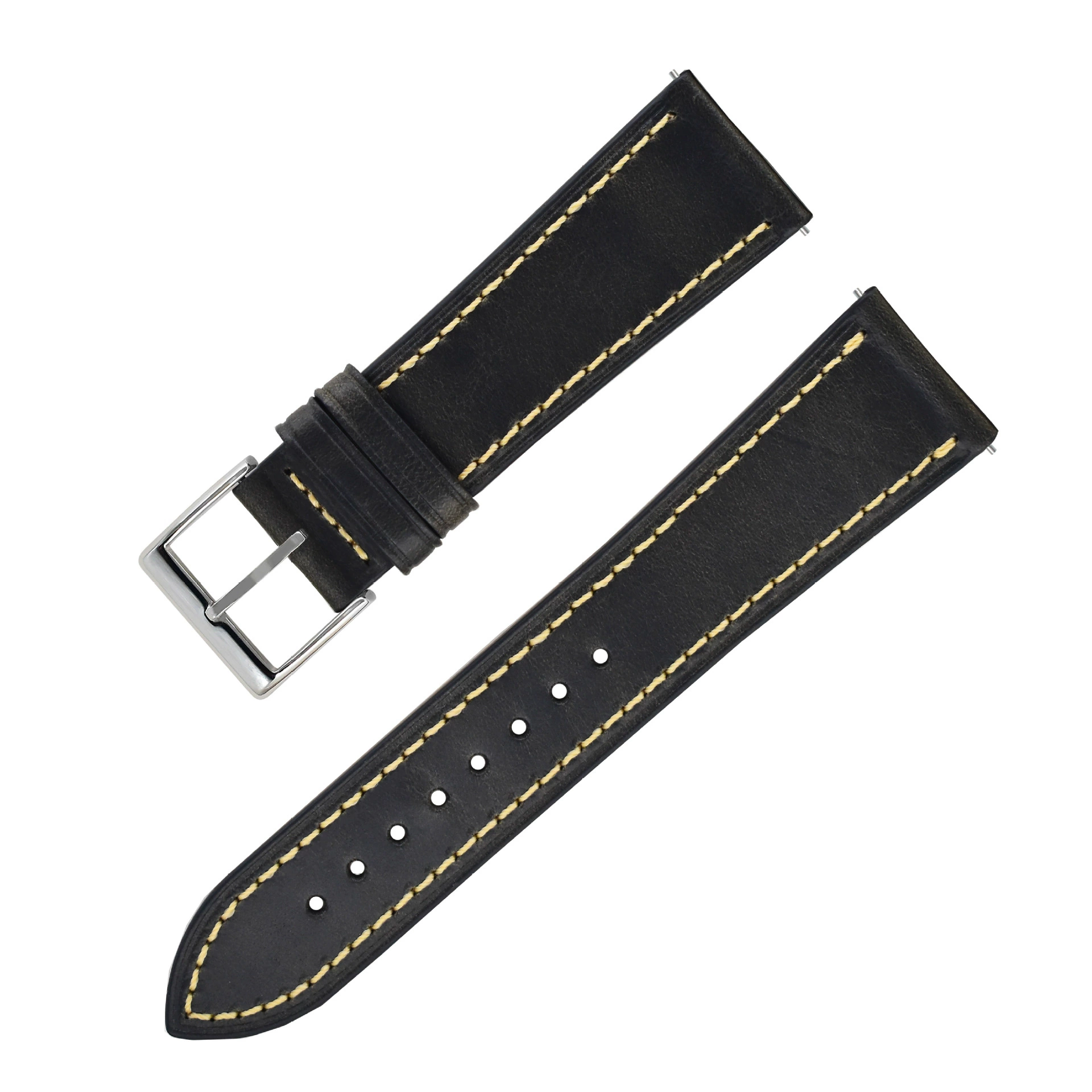 Подходит для Samsung Gears3ticWatch Huami Watch Moto360 тонкая настоящая кожа кромка быстро снимается браслет