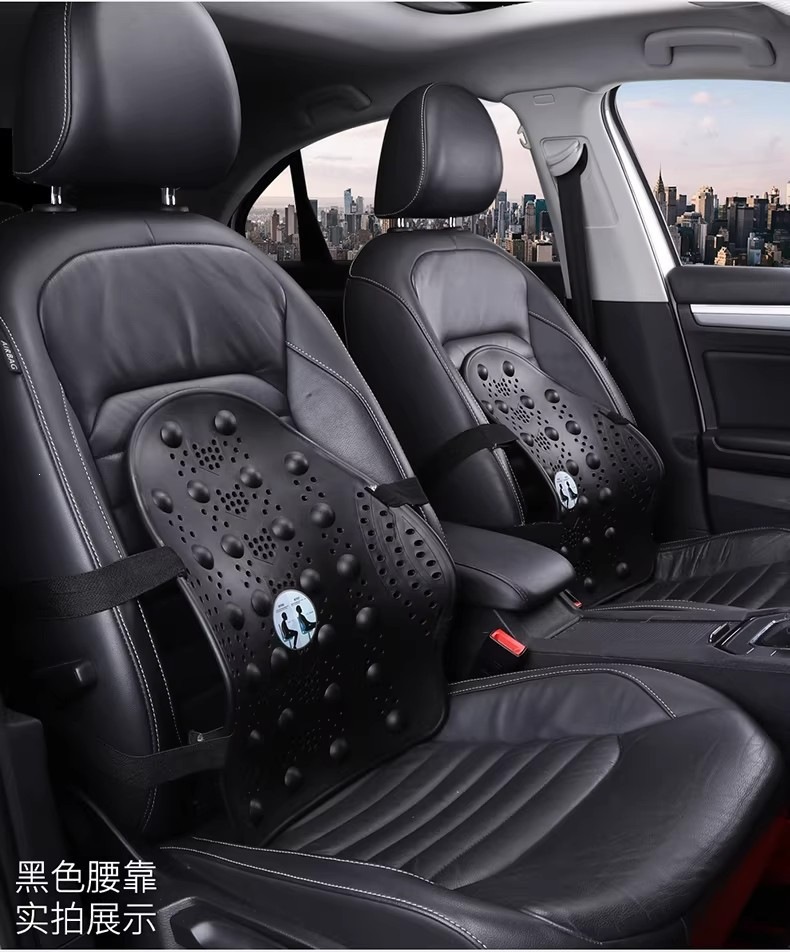 Car Lumbar Support Cushion for Office Seats, Breathable Backrest Cushion for Summer Use
