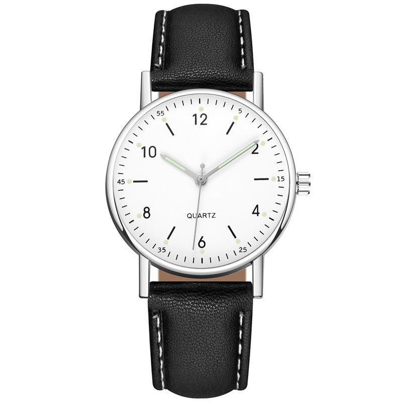 Venta directa de fábrica Reloj luminoso para mujer Reloj de cuarzo con cinturón digital simple Reloj casual para hombres y mujeres