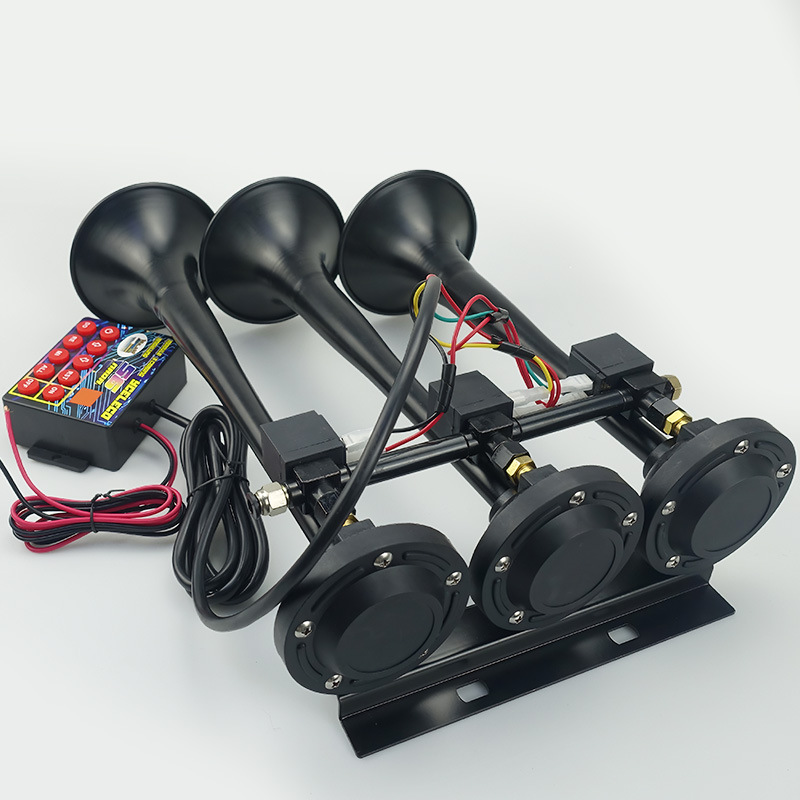 Fabricante directo para automóviles, camiones, 56 tonos, tres tubos de música, altavoces de control eléctrico de aire, metal image 4