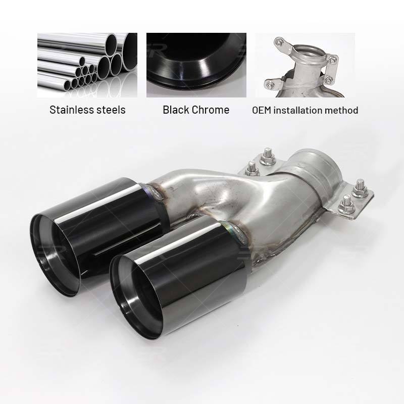 Suitable for Bmw 5 Series 525Li 530 540g30 G38 Modified Carbon Fiber Upgrade m Standard Exhaust Pipe Tail Throat