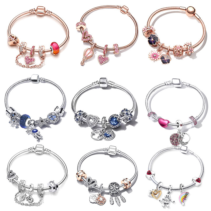 Pan's Simple Style, Direct Cross-Border Supply, DIY Jewelry, Exquisite Women's Bracelet Gift, Factory Wholesale