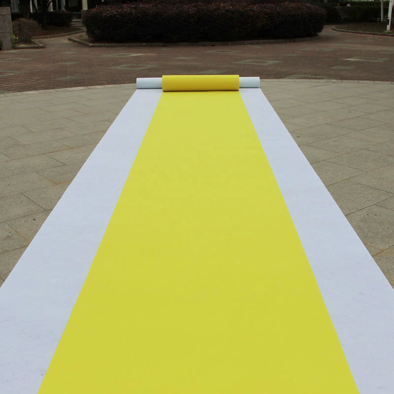 Disposable non-woven carpet, fuchsia face blush, 1–3 m width, rolls and samples