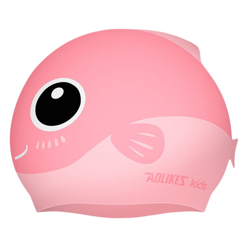 Casera de baño infantil caricatura encantadora silicona femenina antideslizante no estrangulada cabello cómodo impermeable protector de oídos masculino equipo de natación PU