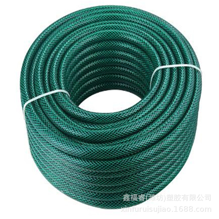 绿色复合四季弹牛筋管加厚水管pvc管30米花园水管牛筋管