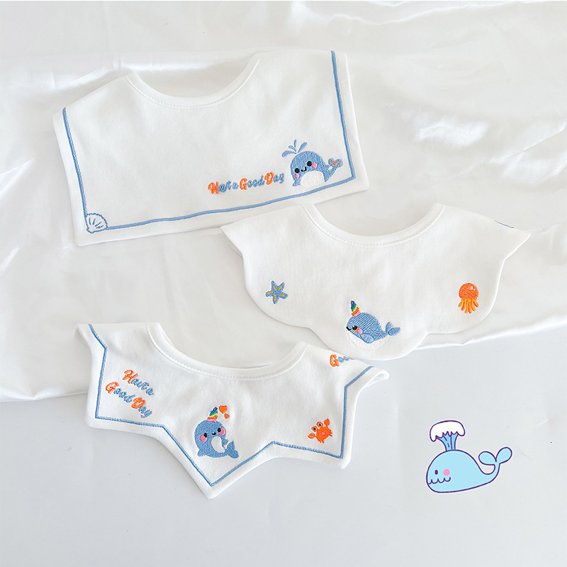 Cotton blue dolphin suit