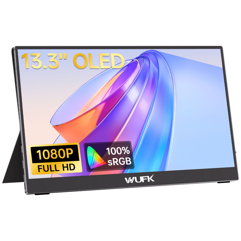 13.3inch Oled Portable Monitor Directly Connects to Switch Computer as a Secondary Screen 60Hz Mobile Phone Expansion Screen